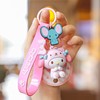 Hello kitty, cartoon cute backpack accessory, keychain, decorations, car keys with zipper