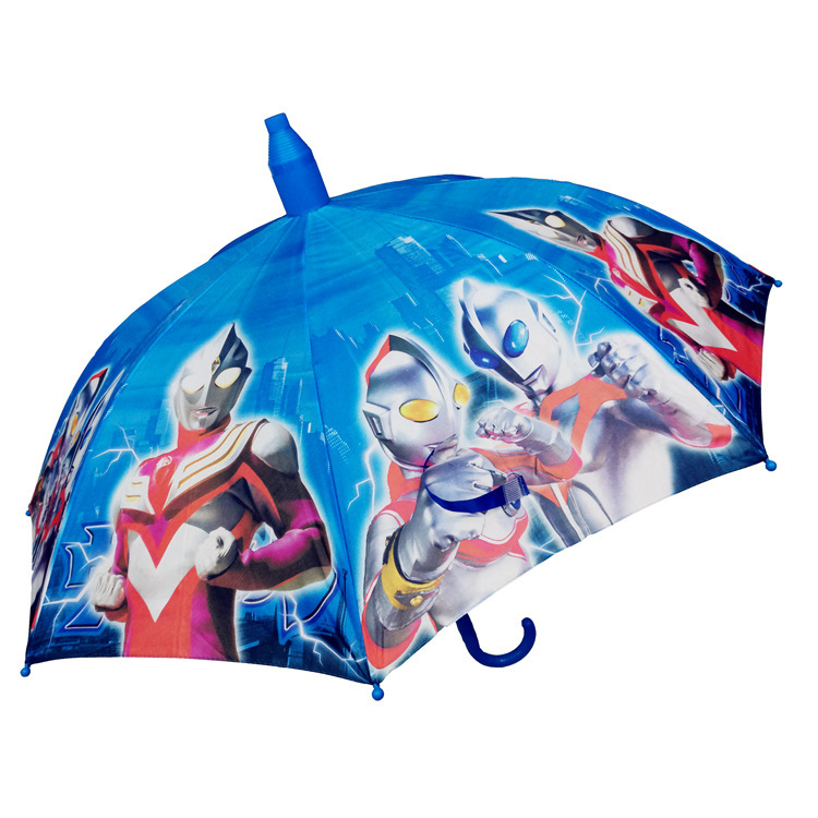 21寸55CM大号儿童伞 热转印图案保护不滴水套卡通 学生伞 批发