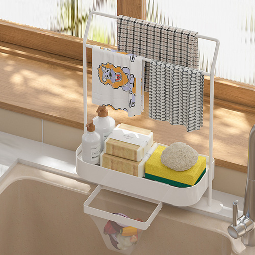 Rag drain rack kitchen rack dishcloth sponge storage rack sink leftovers sink garbage filter