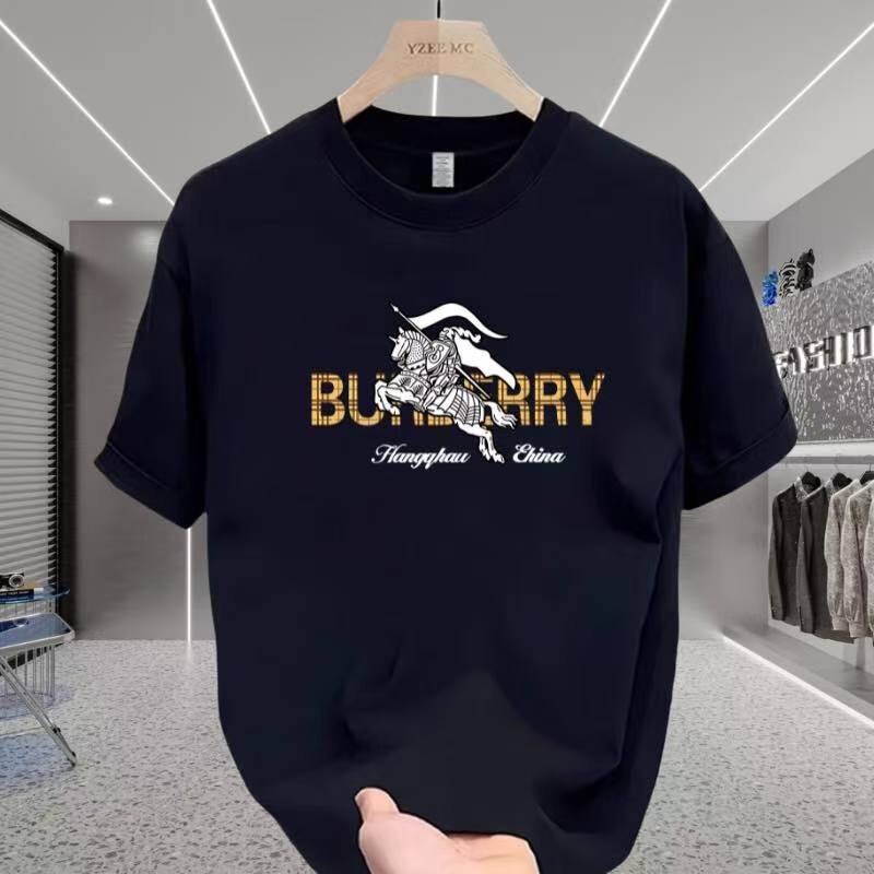 European Trendy Brand Short-Sleeved T-Shirt Men's Summer Round Neck Loose T-Shirt Couple Wear Casual Printed Trendyy Versatile T-Shirt Men European Trendy Brand Short-Sleeved T-Shirt Men's Summer Round Neck Loose T-Shirt Couple Wear Casual Printed Trendyy Versatile T-Shirt Men
