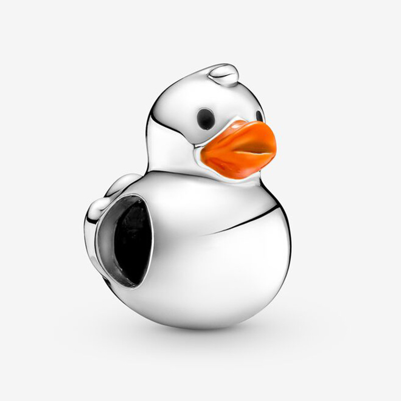 抛光橡皮鸭串饰