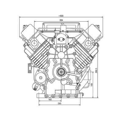 HD2V100 single power without – Avtomobil mühərrikləri
