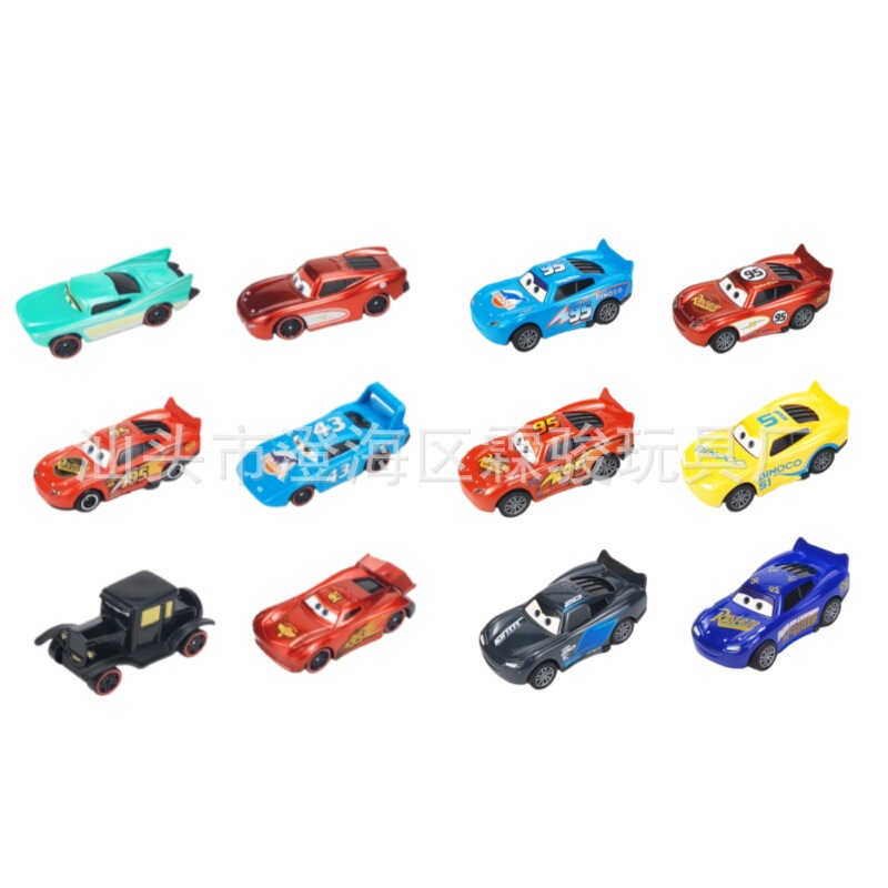 Cross-Border Cars 3 Alloy Sliding Lightning Mcqueen Mater Rust Remover Mini Racing Car Wholesale