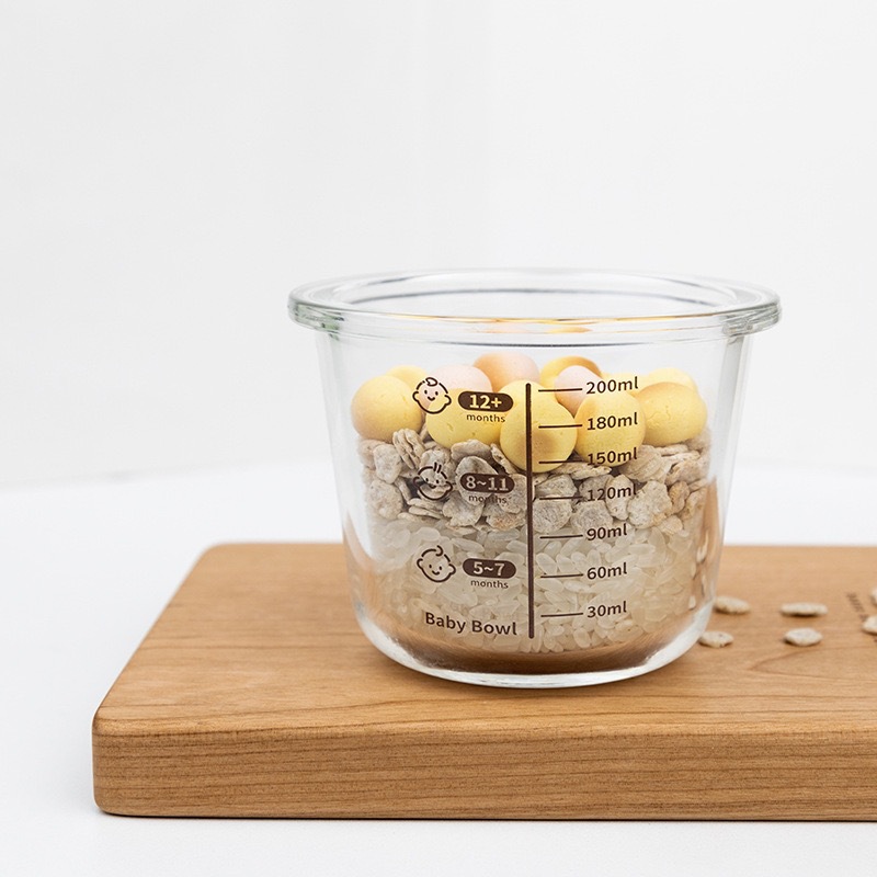 Bajo borosilicano de vidrio cuadrado cuenco de huevo al vapor con cubierta para bebés domésticos sopa de huevo al vapor para bebés alimentos suplementarios resistentes a altas temperaturas sopa de huevo al vapor