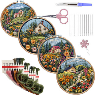 Suzi embroidery original cross-border new embroidery Embroidery KIT Christmas kit embroidery diy three-dimensional beginning