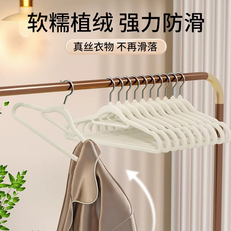 Translucent Velvet Hangers, Non-Slip, No Marks, Anti-Shoulder Indentation, for Home Use, Wardrobe Storage, Professional Clothing Organizers