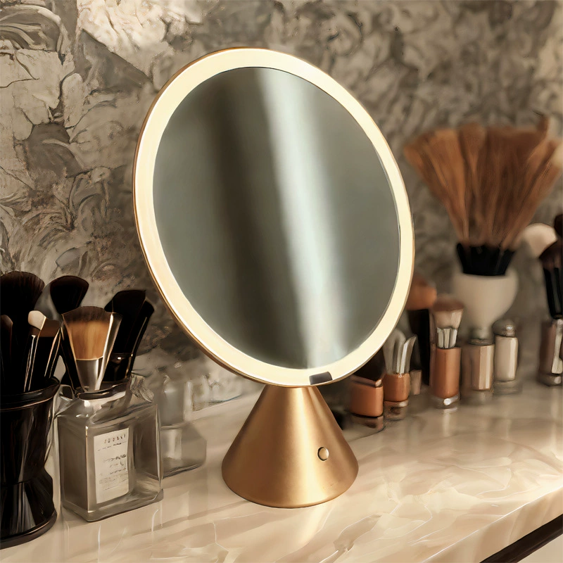Strict selection of creative MUID smart OA large round mirror high -end beauty beauty table lighting LED fill light makeup mirror