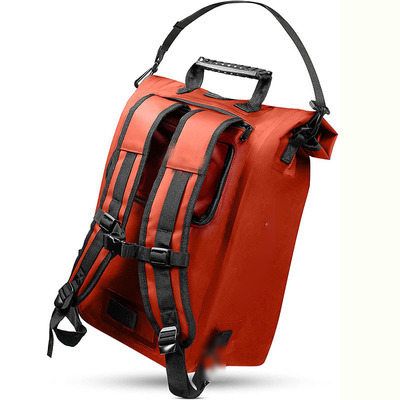 Bicicleta bolsa de transporte bolsa de Ordenador 3-en-1 mochila impermeable hombro bolsa de viaje asiento trasero bolsa de ciclismo bolsa de cola al aire libre