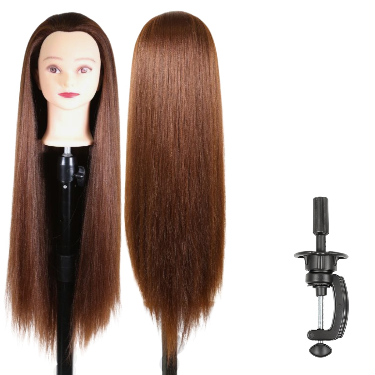 Maniquí de Cabeza para Peluquería de Fibra de Alta Temperatura image 11