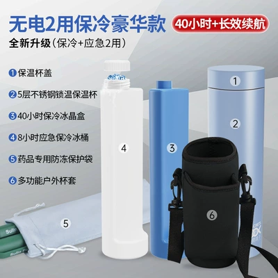 Portable Insulin Refrigerator Small Soyuducular - cold-luxury-no-electricity-2-cup-set