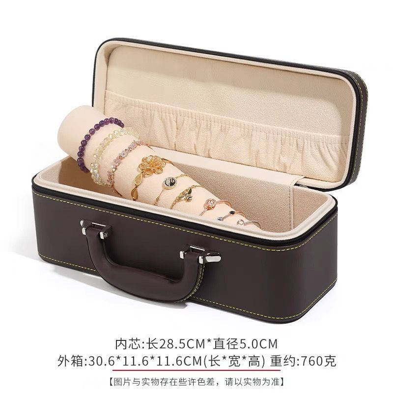 Brazalete caja de almacenamiento 15 dígitos brazalete caja de joyería jade jade caja de oro y plata caja de exhibición caja de joyería portátil caja doméstica
