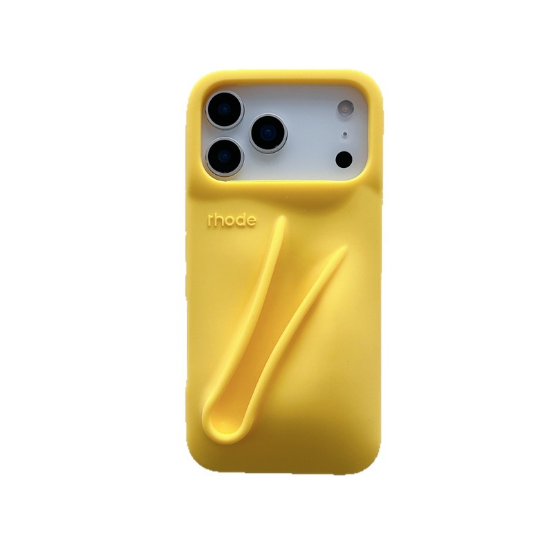 海莉同款rhode可放唇膏iPhone17苹果系列手机壳16/15promax硅胶13|undefined