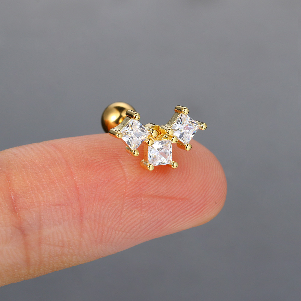 6g Weight Zircon Inlay Material Ear Studs Classification Ear Cartilage Rings & Studs Piercing Type 1 Piece Quantity Daily Occasion Copper Material Heart Shape, Butterfly Pattern Women's Gender Inlay Design Simple Style, Classic Style Style 1 Piece Simple Style Classic Style Heart Shape Butterfly Inlay Copper Zircon Ear Studs 13