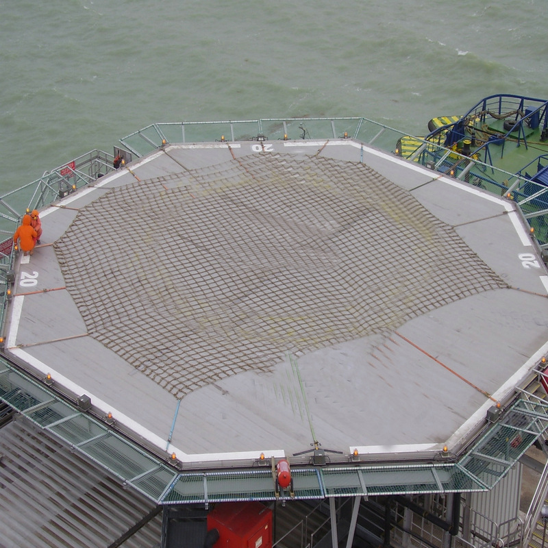 Helicopter anti-skid Net marine deck apron net professional dock platform protective net hand-woven factory