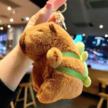 毛绒小熊钥匙扣可爱卡通挂件包包饰品情侣礼物女生日礼物38女神节