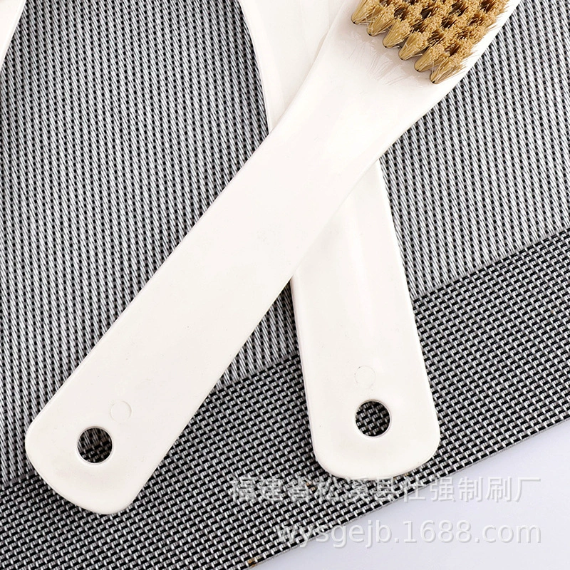 Soft harmless universal shoe brush for laundry, storage system