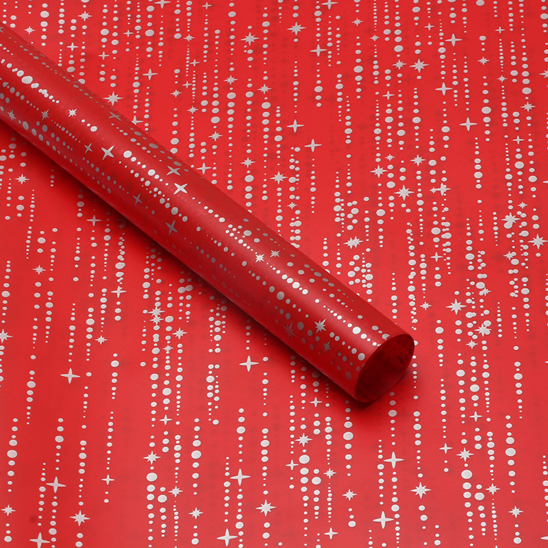 Rojo chino; 57 * 57 cm 20 hojas / paquete