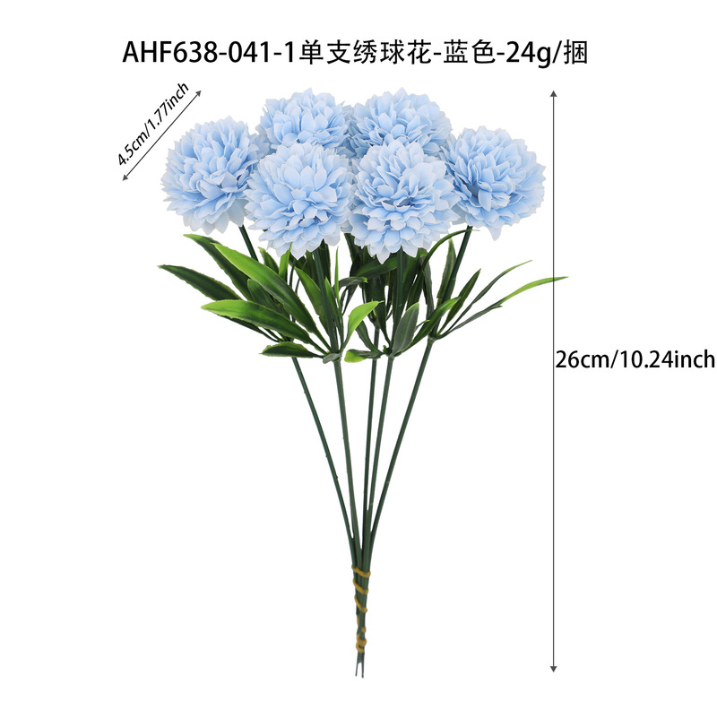 家居装饰花婚庆仿真花蒲公英风信子塑料花布景假花绣球花乒乓球菊|undefined