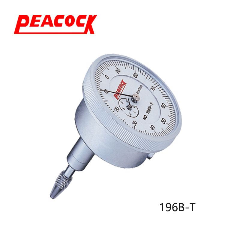 PEACOCK孔雀0.01mm背测型针盘式指示表196B-T