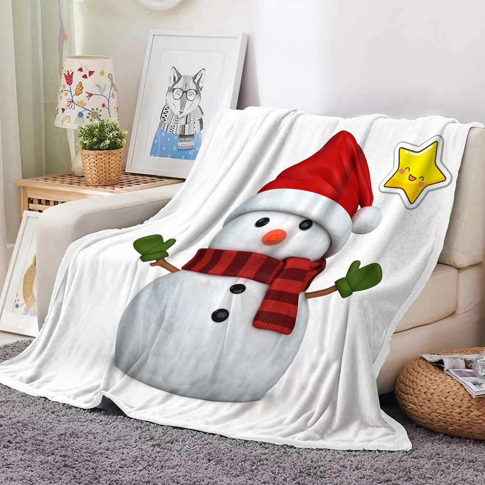 Christmas double-sided flannel keep warm duvet