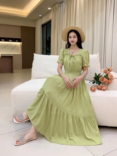 Women's Cotton Lined Floral Print Summer Dress, Beach Vacation Boho Island Sand Skirt