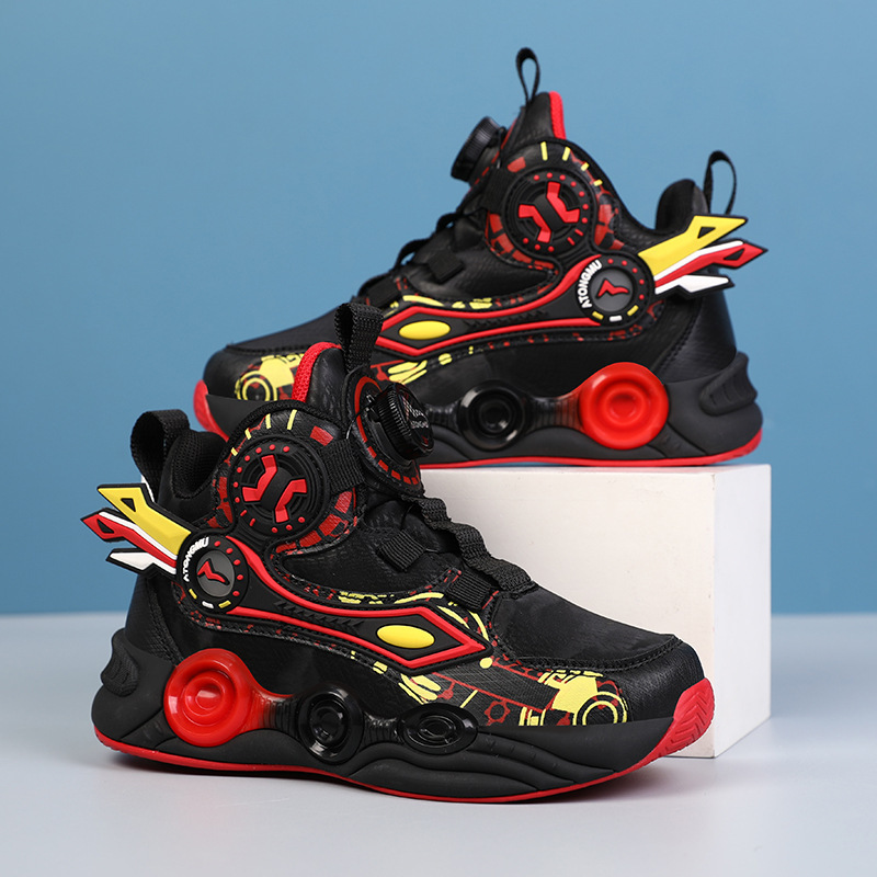 Zapatos para niños zapatos deportivos para niños 2025 nuevos zapatos de baloncesto para niños de otoño entrenamiento antideslizante para estudiantes