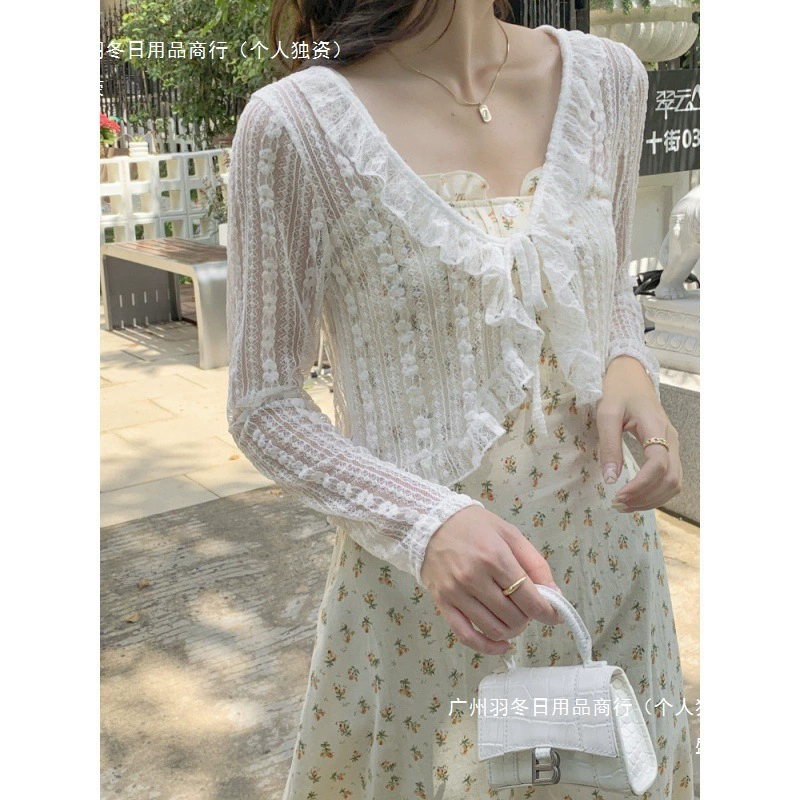 Богемная блузка Дали сетка красная платка