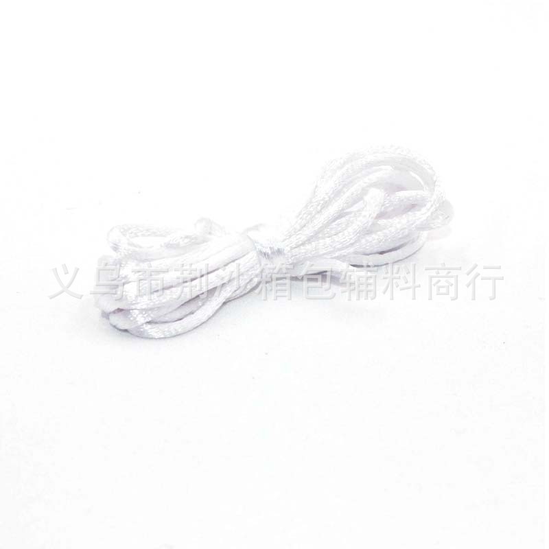Hilo de seda coreano colorido de 2 mm, 2 metros/paquete, material para pulseras de joyería hechas a mano, gran cantidad, excelente precio.