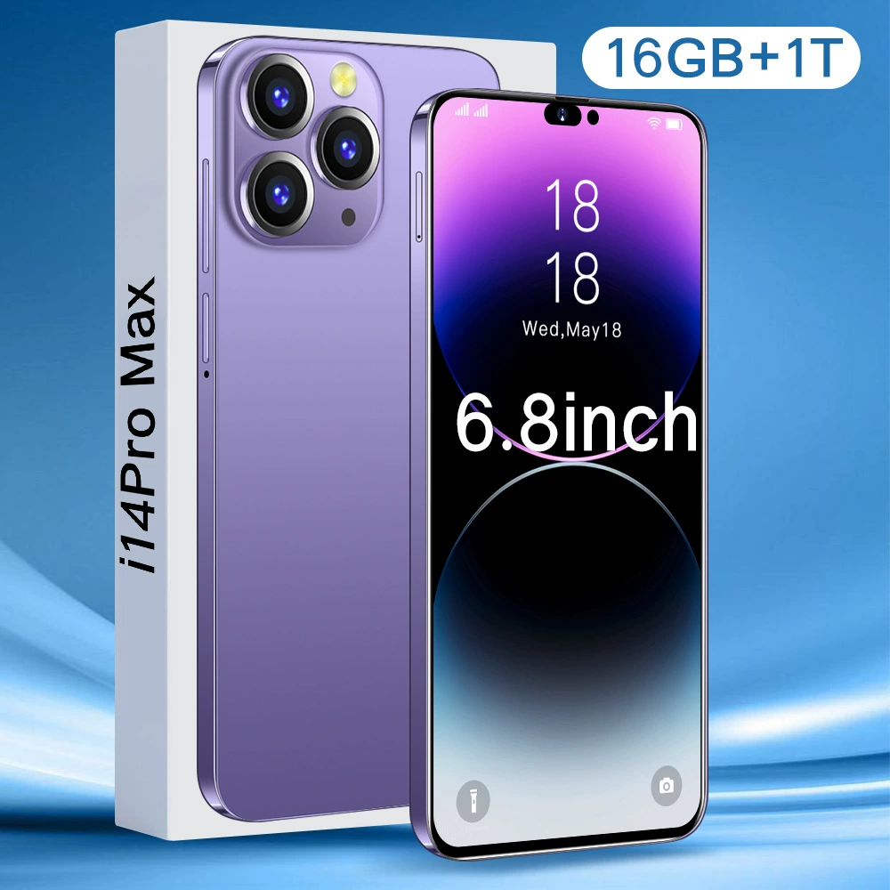 Смартфон i14 Pro Max, 4G Android 10, 6,3 дюйма HD, 2ГБ ОЗУ 16ГБ ПЗУ