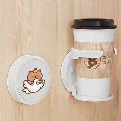 Electric Vehicle Water Cup Car cup holder/beverage holder - white-flying-capi
