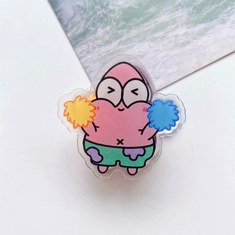 Cartoon sponge children's acrylic double-sided folder