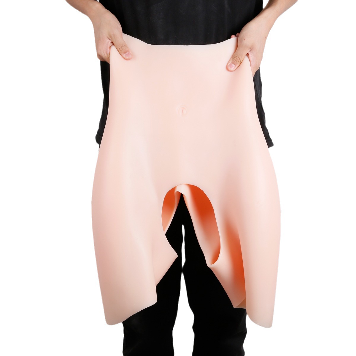 La octava generación de modelos abiertos de silicona, pantalones de cadera y caderas, pantalones de silicona de cadera sexy, engrosamiento de cadera 0,8-6cm