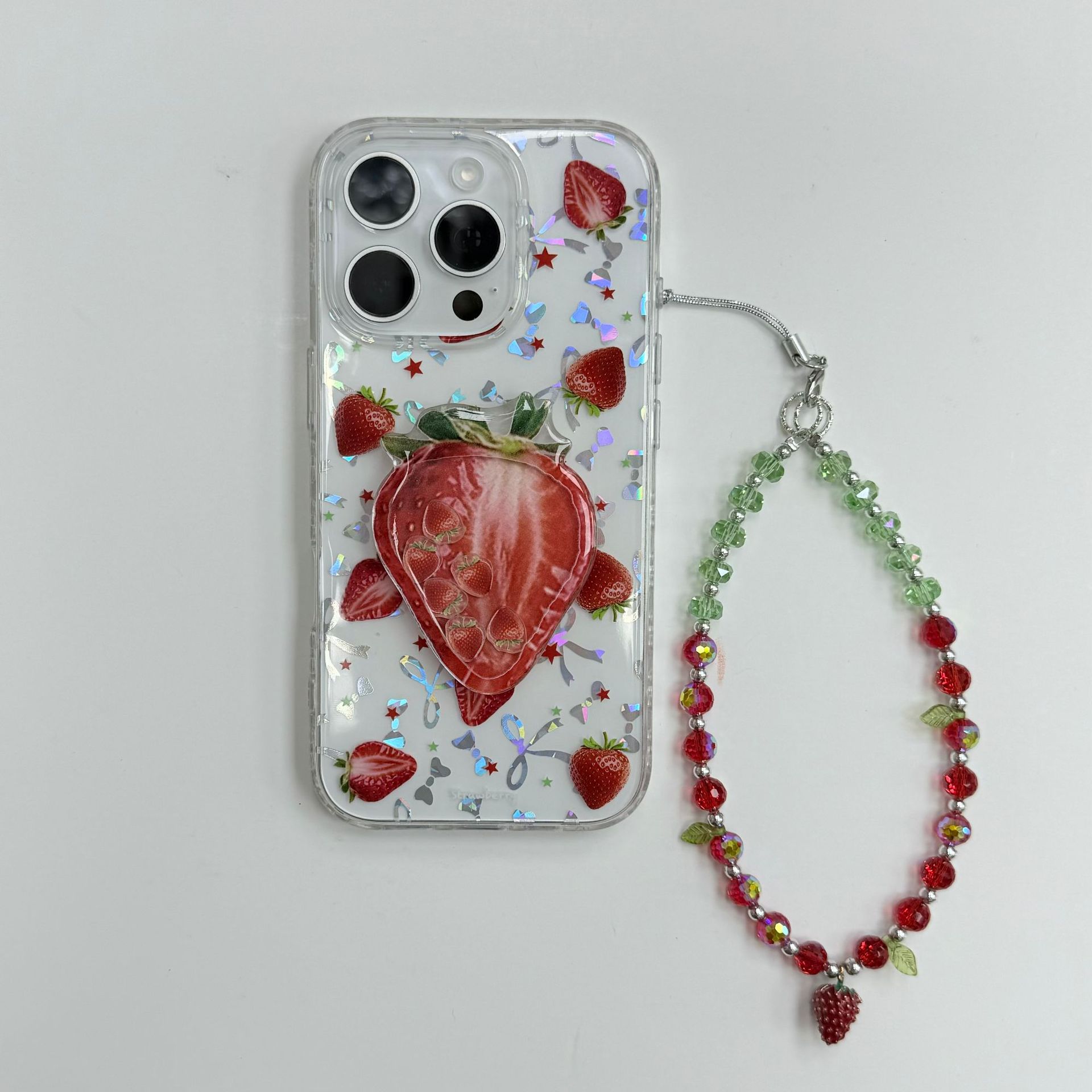 Fresco de verano con lazo láser fresa para Apple 16Pro/15Pro cadena 14 femenino 13 nuevo 16PM