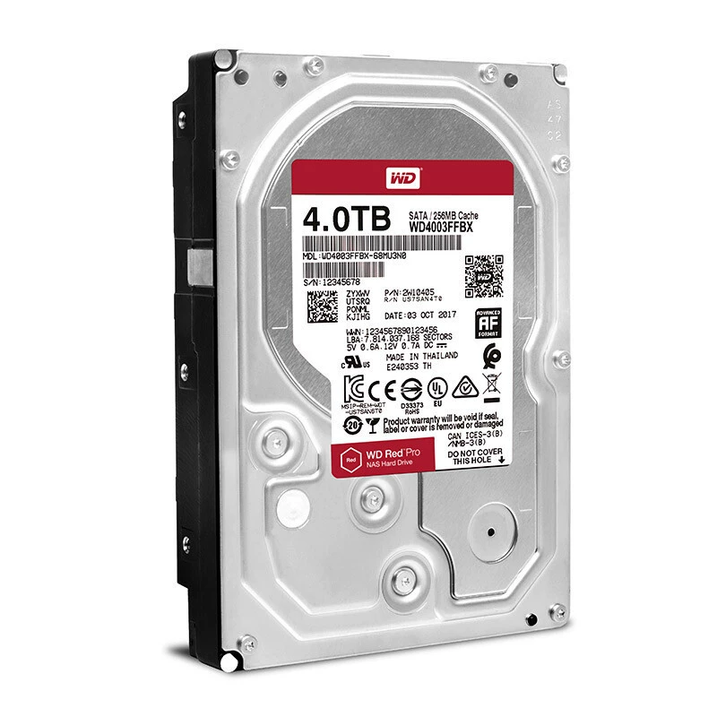 Жесткий диск для сетевого хранилища Western Digital (WD) Red PRO 2/4/6/8/10/16/18/20/22 ТБ
