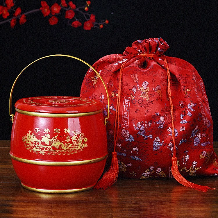 ✅ Большое деревянное ведро для свадеб и торжеств.