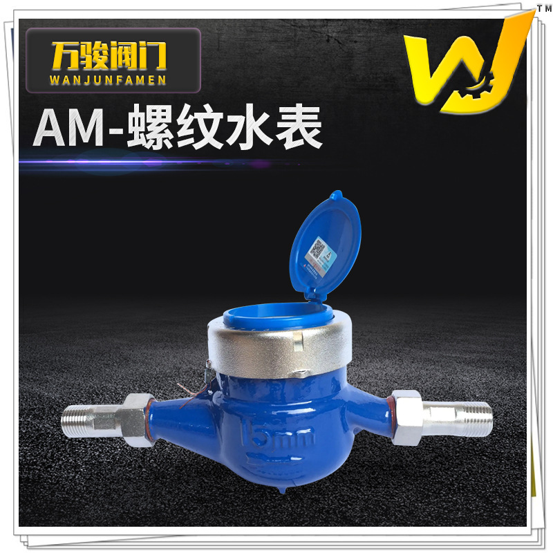 AM埃美柯钢盖刚接099BT钢盖铜接099AT铜盖铜接E水表 自来水表批发