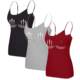 Cross-Border Export 2Pc Long Style with Chest Pad, Beautiful Back Camisole, Inner Wear T-Shirt, All-In-One Inner Layering Shirt Modal