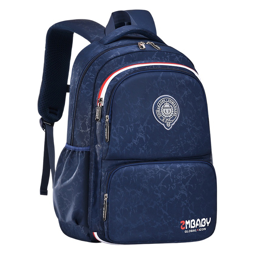 Sésamo bebé nueva escuela primaria estudiante mochila masculina lado abierto tipo refrigerador 1-3-6 grado niños mochila bolsa de ocio