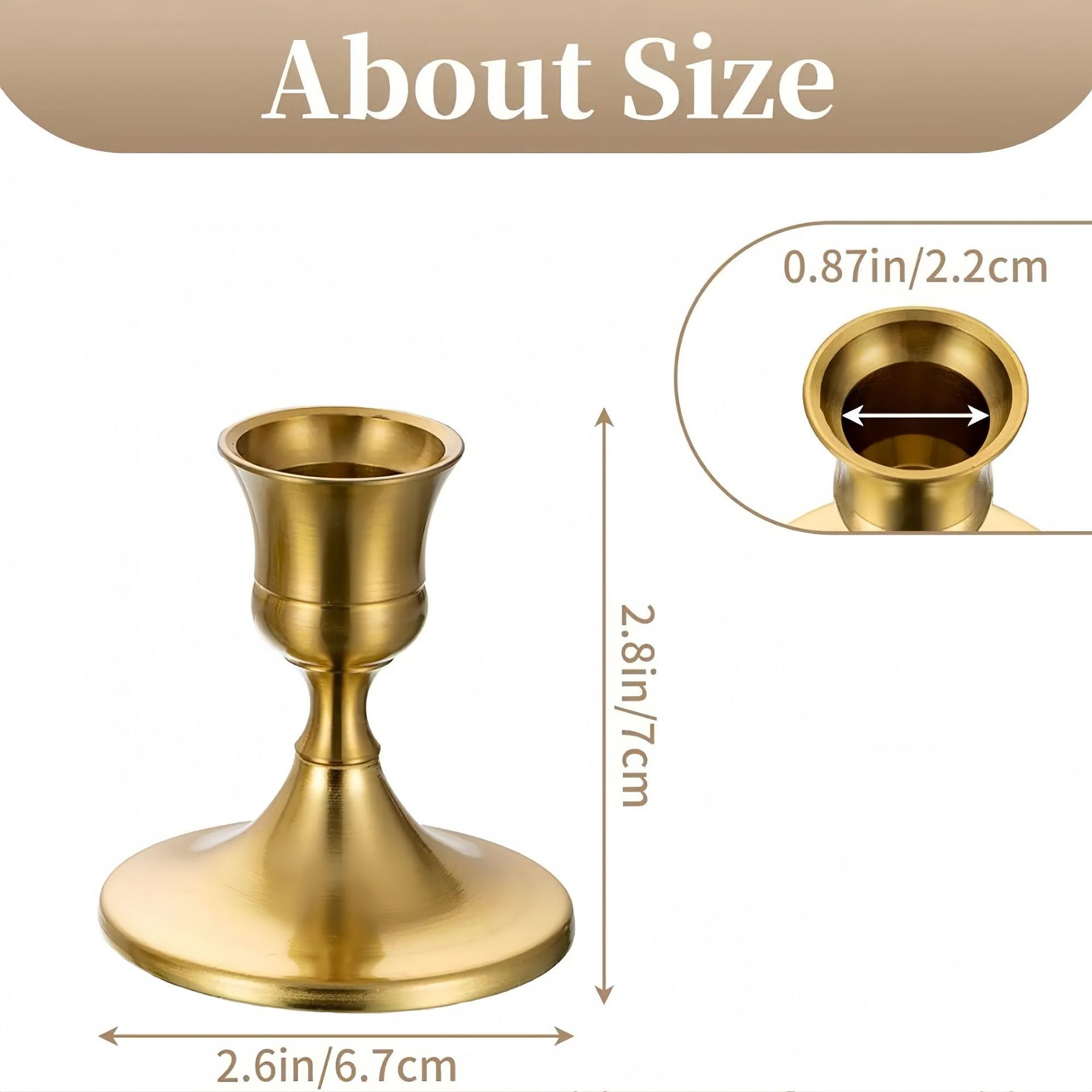 Adornos de candelabros pequeños simples de estilo europeo Navidad San Valentín luz de velas Cena Sentido de ambiente Candelabros Decoración de bodas