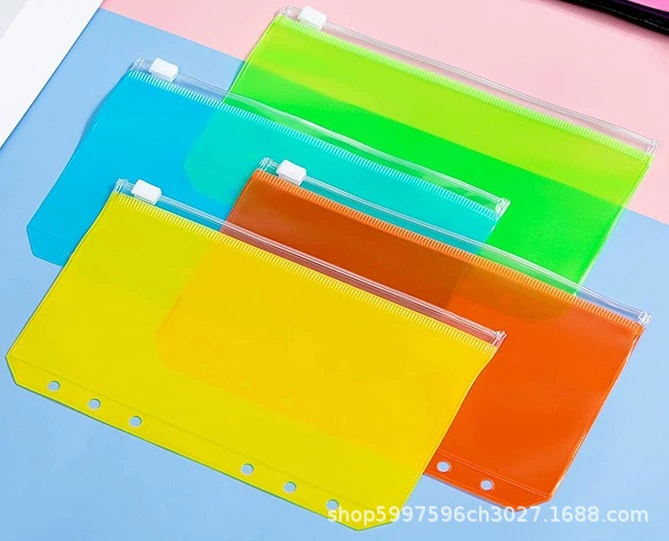 Матовый сменный чехол для хранения PVC с молнией, отрывающийся лист