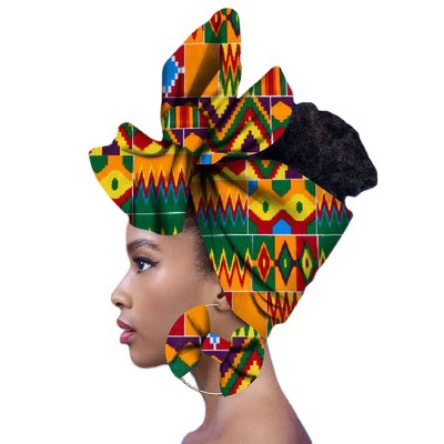 Африканский хлопок набивной ткани Головной убор батик хлопок тюрбан шляпа Amazon электронная коммерция Внешняя торговля поколение волос