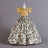 Shiffon retro children's dress, small princess costume, suitable for import, children's clothing