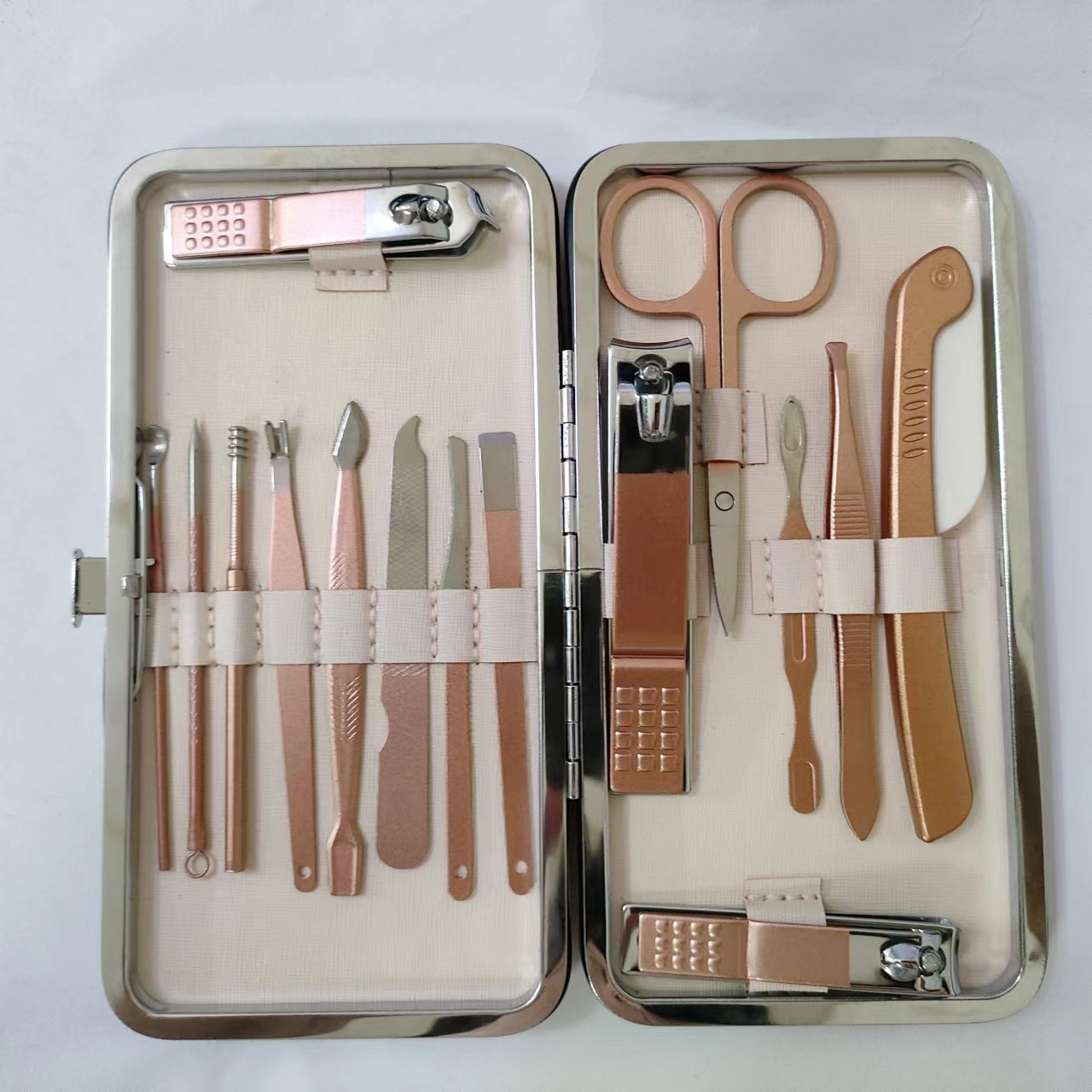 Set completo de manicura y pedicura, incluye cortaúñas y herramientas de belleza, práctico para uso doméstico y profesional