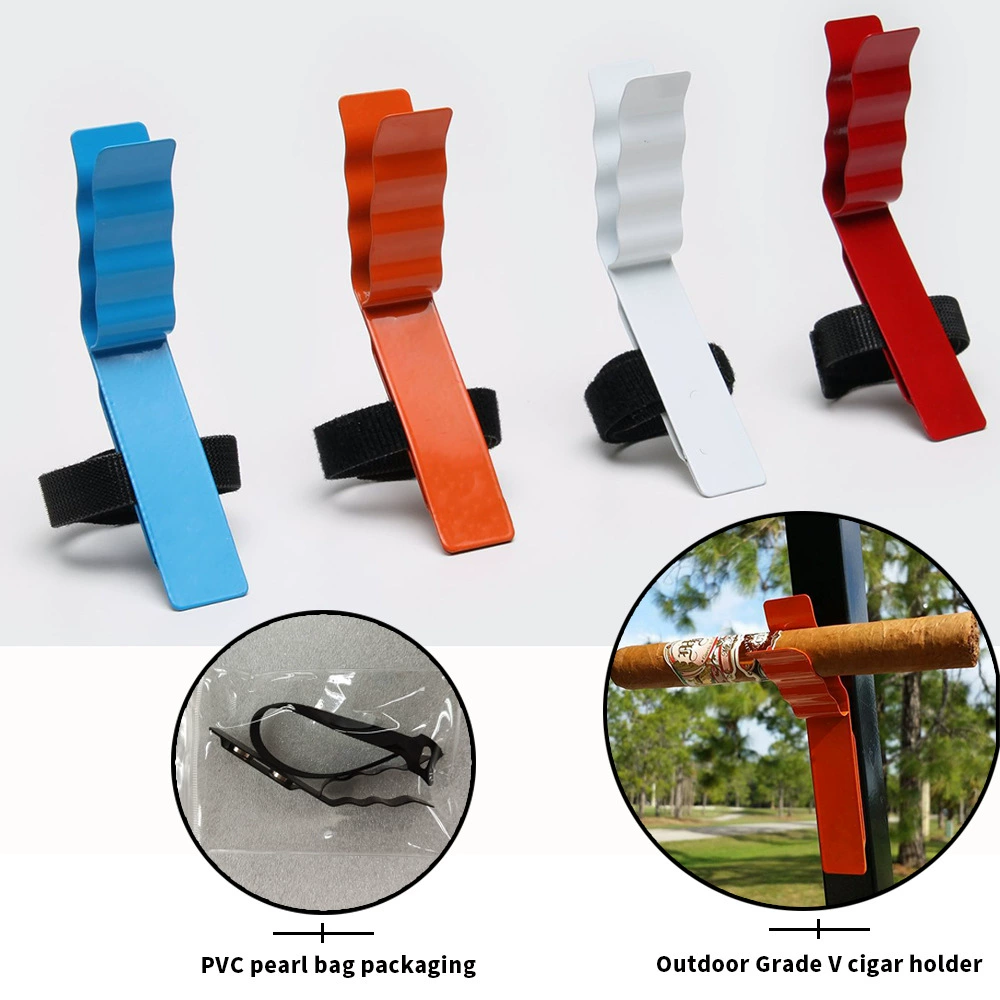 Открытый класс V сигары держатель Новый марганцевой стали металлические сигары держатель Магнитный Держатель Сигары