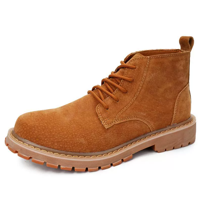 2061 трансграничные плюс размер спецодежды сапоги свиная кожа Средний взрыв повседневная обувь 38-46