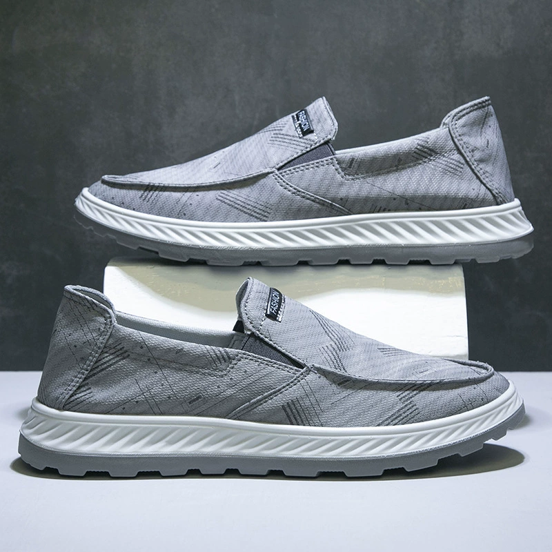 Трансграничная мужская обувь, повседневные кроссовки, мужская модная Тканевая обувь, ленивая обувь без шнуровки, Тканевая обувь Old Beijing, Легкая спортивная обувь