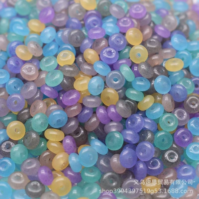 Zərgərlik ara hissələri color abacus beads donut - 3size-36mm-one-pack-of-450gabout-2200-pieces