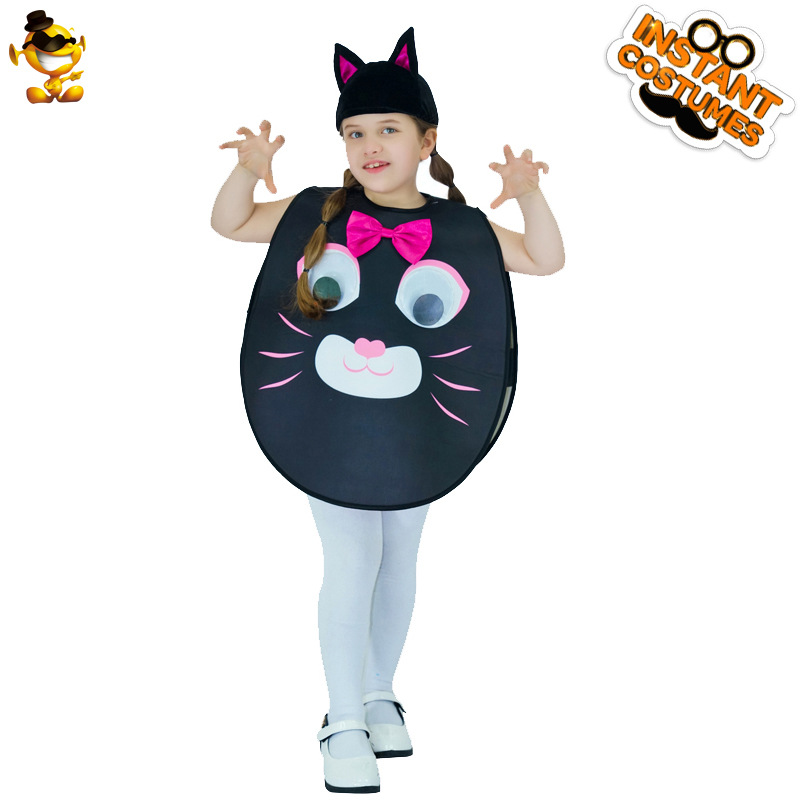 De los niños del gatito lindo rendimiento traje de Halloween de calabaza de Los Niños juego de rol cosplay traje del partido image 3