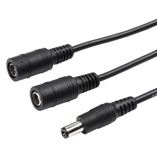 DC5521 male and female power cord integrated controllable switch waterproof connection line power switch monitoring connection