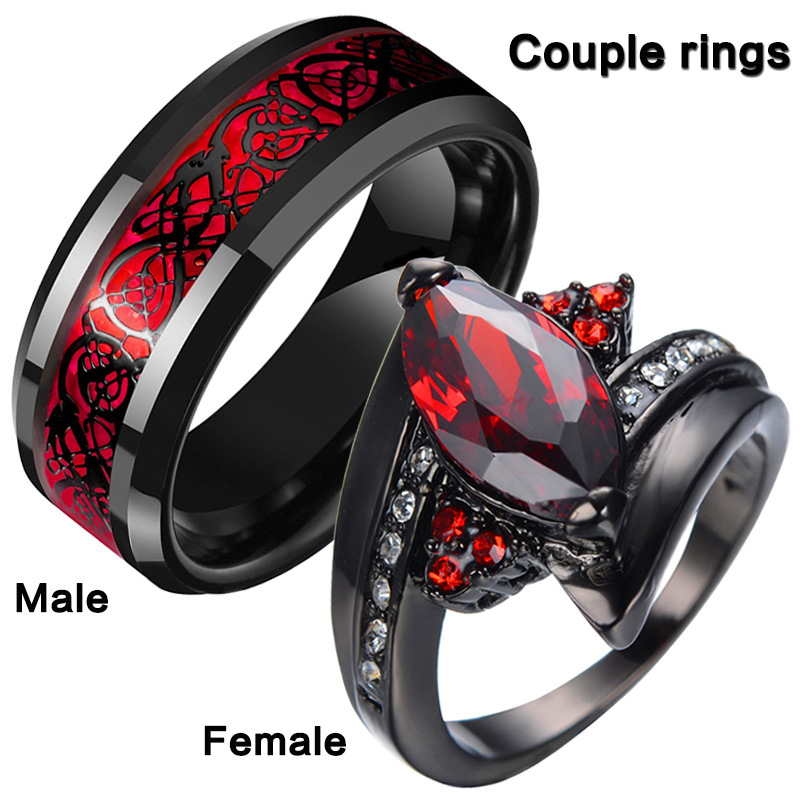 Casual Simple Style Oval Alloy Plating Inlay Rhinestones Couple Rings display picture 1